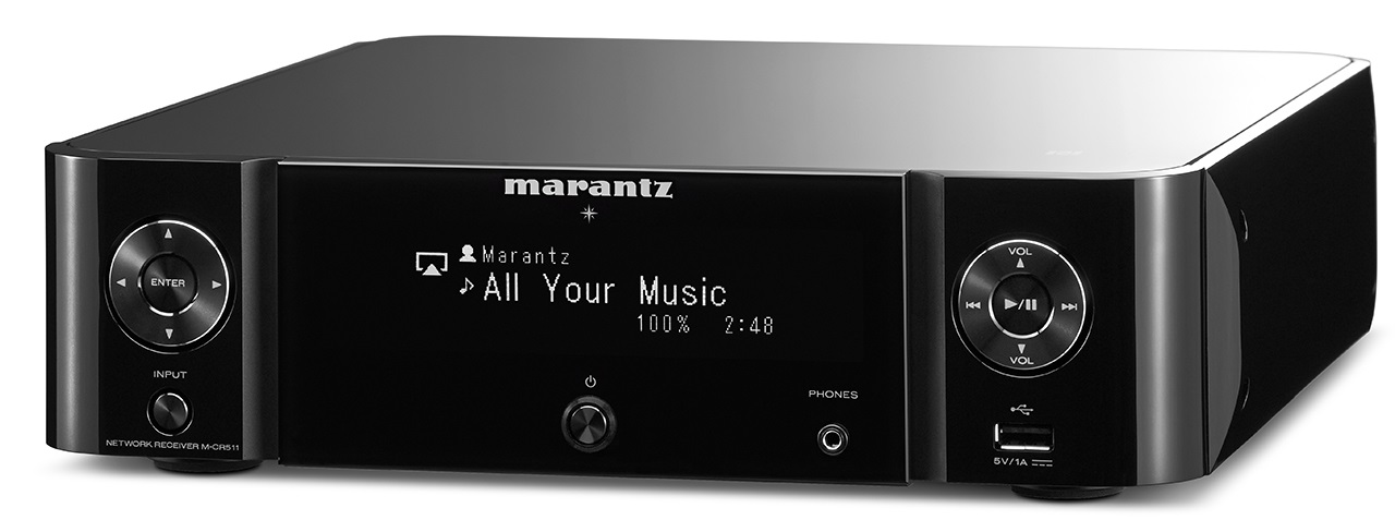 marantz mcr511 radio streamer airplay bluethooth